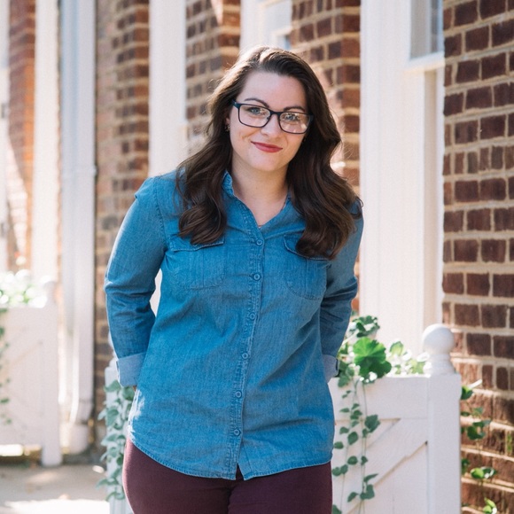 Denim Button Up - Picture 1 of 2